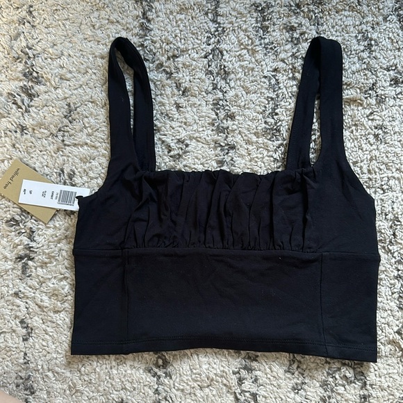 Aritzia Wilfred free black orbit tank. BNWT - Picture 1 of 5